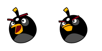 Angry Birds Bomb Cursor Pack