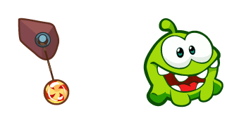 Pack de curseurs Cut the Rope Om Nom & Candy