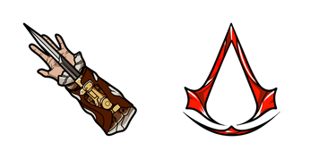 Pack de curseurs Assasin’s Creed Hidden Blade & Logo