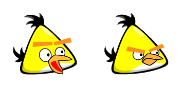 Angry Birds Chuck Cursor Pack