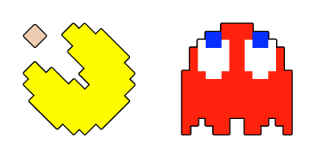 Paquete de Cursores Pac-Man & Red Ghost