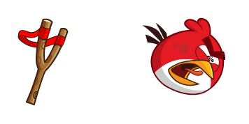 Angry Birds Red & Slingshot Cursor Pack