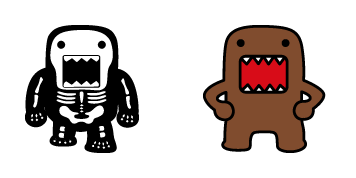 Domo Kun Halloween Skeleton Cursor Pack