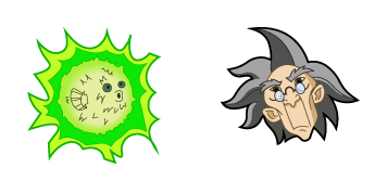 Jackie Chan Adventures Uncle & Dried Puffer Fish Cursor Pack