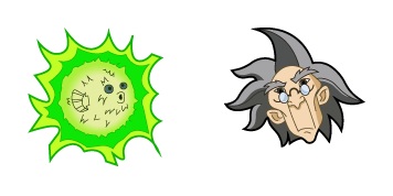 Jackie Chan Adventures Uncle & Dried Puffer Fish Animated cute cursor