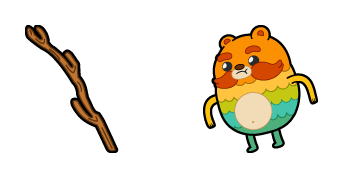 Bravest Warriors Impossibear & Stick Cursor Pack