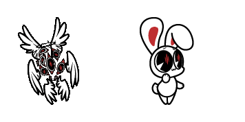 Chikn Nuggit Iscream & Angel Form Cursor Pack