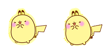 Molang Pikachu Cursor Pack