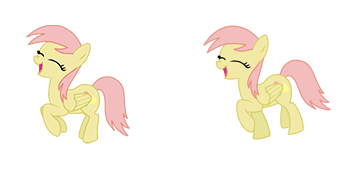 MLP Happy Fluttershy Cursor Pack