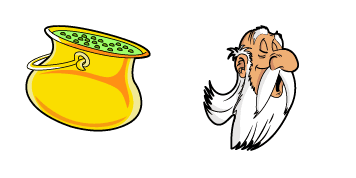 Asterix and Obelix Getafix & Potion Cauldron Cursor Pack