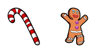 Shrek Gingy & Candy Cane Cursor Pack