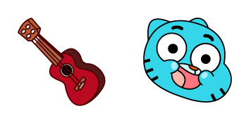 TAWOG Gumball & Guitar cute cursor