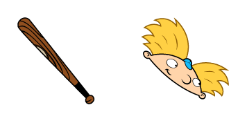 Hey Arnold & Baseball Bat Cursor Pack