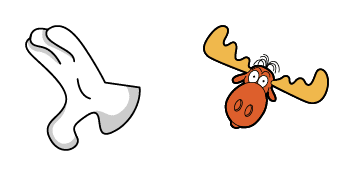 Rocky and Bullwinkle Bullwinkle Cursor Pack