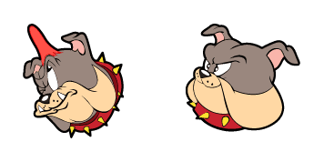 Tom and Jerry Spike Bulldog Cursor Pack