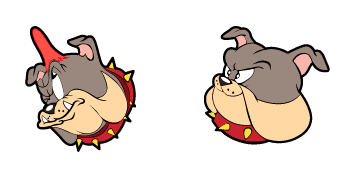 Tom and Jerry Spike Bulldog cute cursor