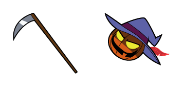 The Grim Adventures Jack O’Lantern Cursor Pack