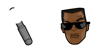 Men in Black Agent J & Neuralyzer Animated cute cursor