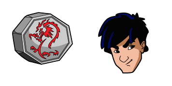 Jackie Chan Adventures Jackie & Dragon Talisman Cursor Pack