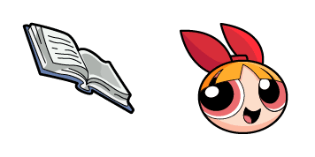 The Powerpuff Girls Blossom & Book Cursor Pack