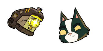 Final Space Avocato & Gun Cursor Pack