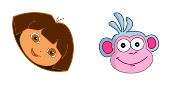 Dora the Explorer & Boots Cursor Pack