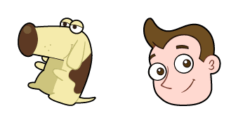 Milo Murphy’s Law Milo Murphy & Diogee Animated cute cursor
