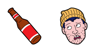 BoJack Horseman Todd Chavez & Beer Cursor Pack