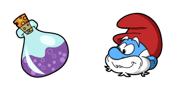 The Smurfs Papa Smurf & Potion Cursor Pack