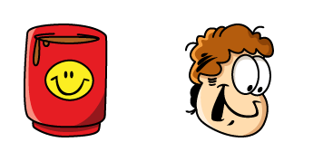 Garfield Jon Arbuckle & Cup Cursor Pack