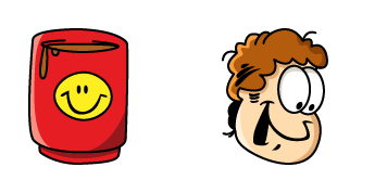 Garfield Jon Arbuckle & Cup cute cursor