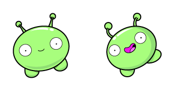 Final Space Mooncake Cursor Pack