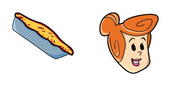 The Flintstones Wilma & Gravelberry Pie cute cursor