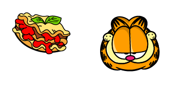 Garfield & Lasagna cute cursor