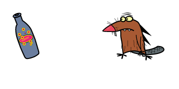 The Angry Beavers Daggett Doofus Beaver & Yahoo Soda Cursor Pack