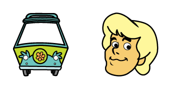 Scooby Doo Fred Jones & Mystery Machine Cursor Pack