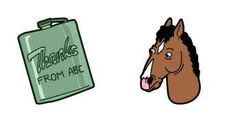 Bojack Horseman & Flask Cursor Pack