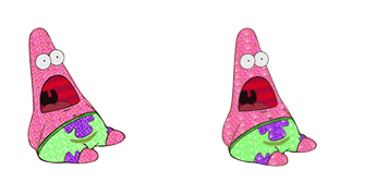 Glitters Surprised Patrick Meme Cursor Pack