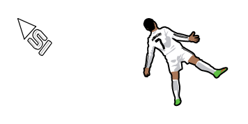 Cristiano Ronaldo Siuuuu Meme Animated cute cursor