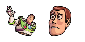 Buzz & Woody X, X Everywhere Meme cute cursor