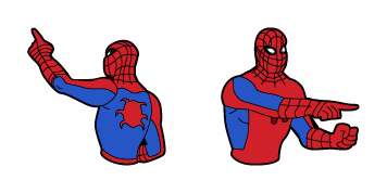 Spider-Man Pointing at Spider-Man Meme cute cursor