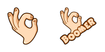 Ok Boomer Meme Cursor Pack