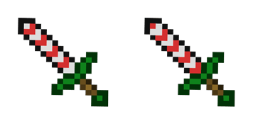 Paquete de Cursores Minecraft Christmas Sword