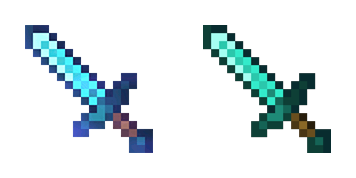 Paquete de Cursores Minecraft Enchanted Diamond Sword