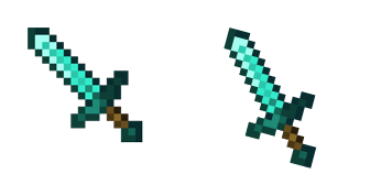 Paquete de Cursores Minecraft Diamond Sword