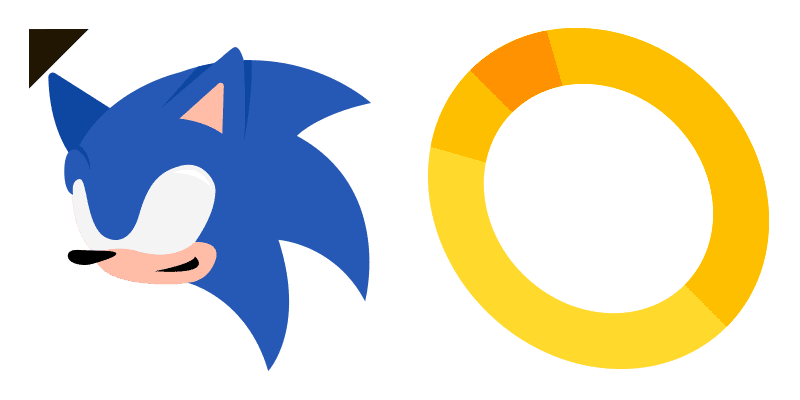 Super Sonic cute cursor