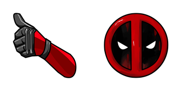 Deadpool Hand & Logo
