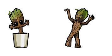 Baby Groot Cursor Pack