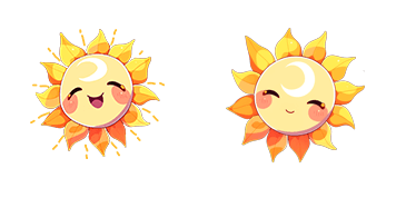 Cute Smiling Sun Animated