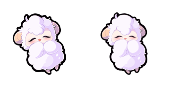 Cute Little Sheep Cursor Pack